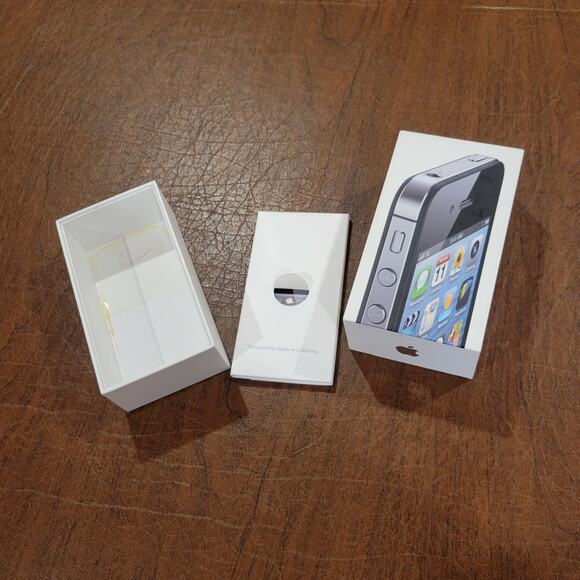Box only Apple iPhone 4s Black 32GB A1387 Empty box only - Picture 1 of 9